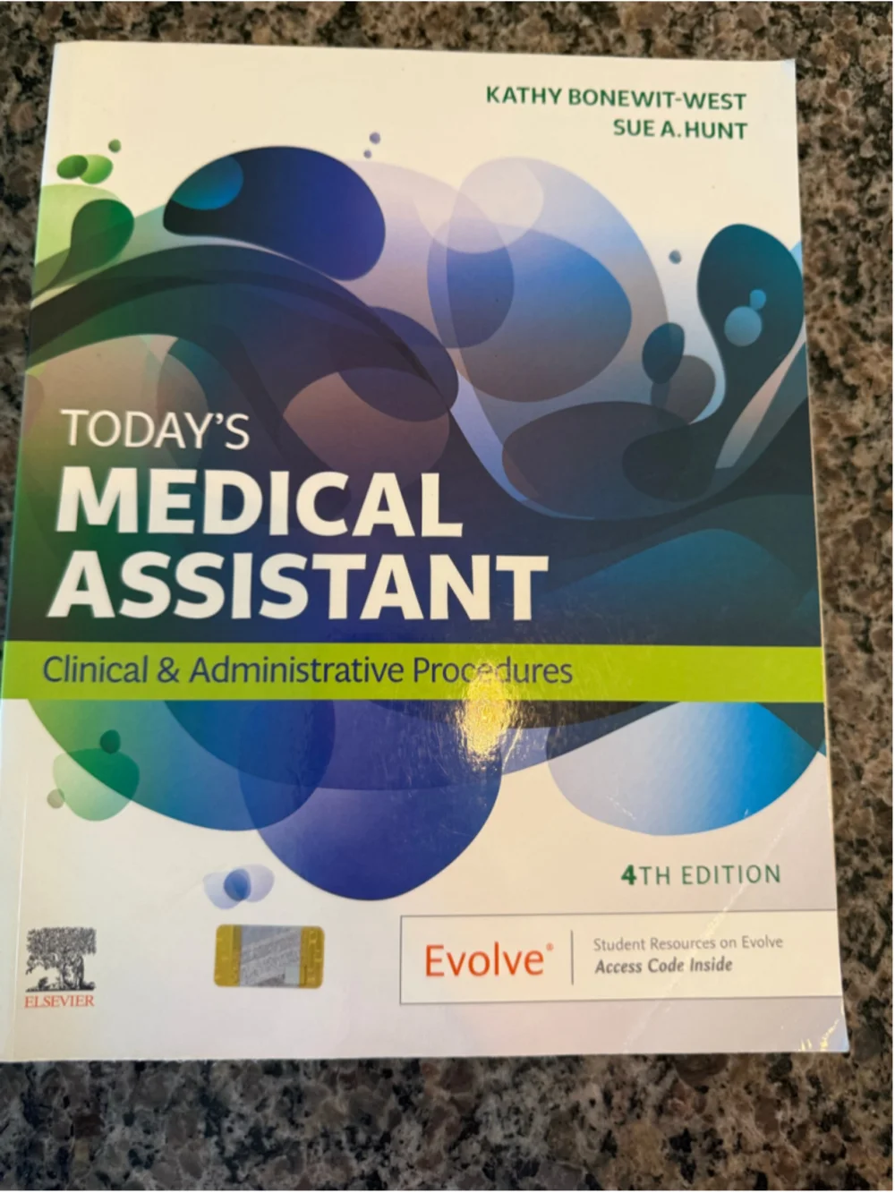 Elsevier Today's Medical Assistant Textbook One Size Blue Green